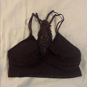 Lace Bralette in Deep Purple